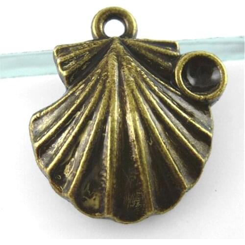 10pcs Charms Sea Conch Shell Antique Making pendant fit,Vintage Tibetan Bronze,DIY bracelet necklace 11584