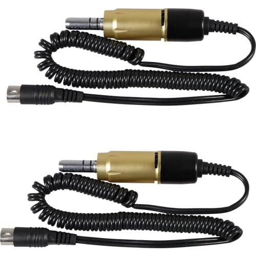 2PCS Dental Lab 35K RPM Standard E-Type Electric Motor Handpiece For Marathon Micromotor