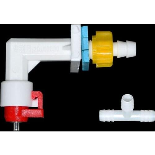 20 pcs Small Pet Rabbit Guinea Pig Hamster Pipe Diameter 9mm Plastic Water Fountain Drinking Feeder Animal supplies