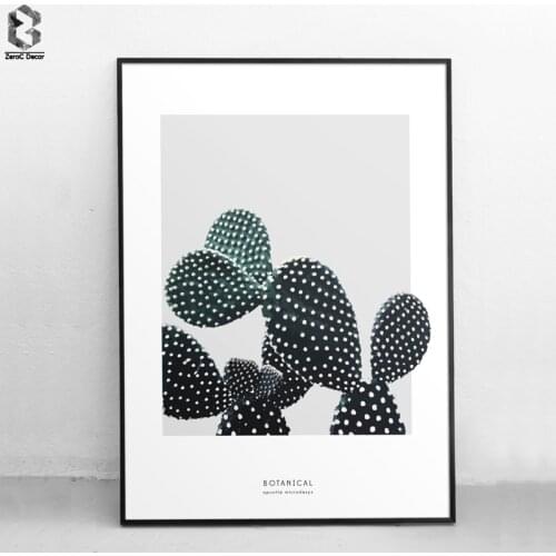 Watercolor Botanical Posters and Prints Nordic Wall Art Canvas Painting Cactus Wall Pictures For Living Room Home Decoration