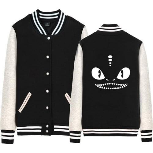 Toothless Night Fury How To Train Your Dragon Hiccup Man jacket Boy Coat Baseball Fleece Autumn Winter Couple Clothes ZIIART