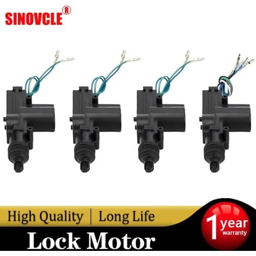 Hippcron Car Lock Door Remote Control Keyless Entry System Locking Kit with 4 Door Lock Actuator Universal 12V