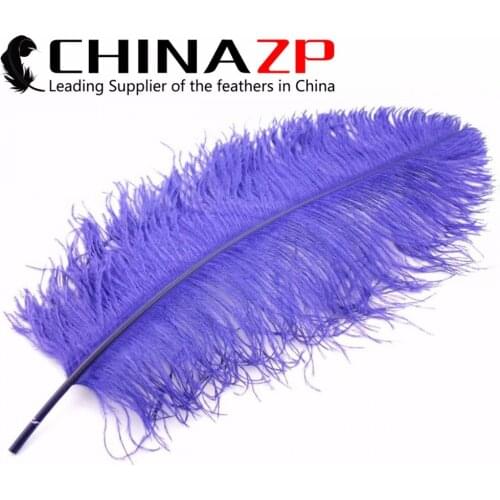 CHINAZP Factory 60-65cm(24-26inch) Length 50pcs/lot Top Quality Dyed Lavender Ostrich Feathers Party Decorations