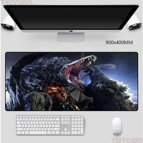 Monster Mat Gaming Desktop with Locking Edge Skid-slip Rubber Pads Laptop Keyboard Notebook Mice Mats Custom 900x400/700x300mm