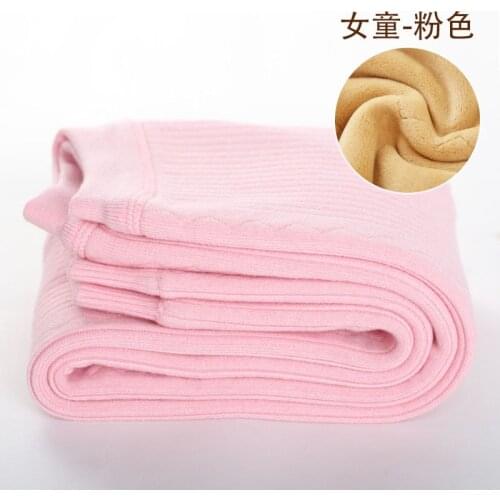 Princess Warm Striped Leggings Sport For Girls Baby Children Clothes Winter Wool Pants For Big Kids Boys 1 2 3 10 11 13 14 Year