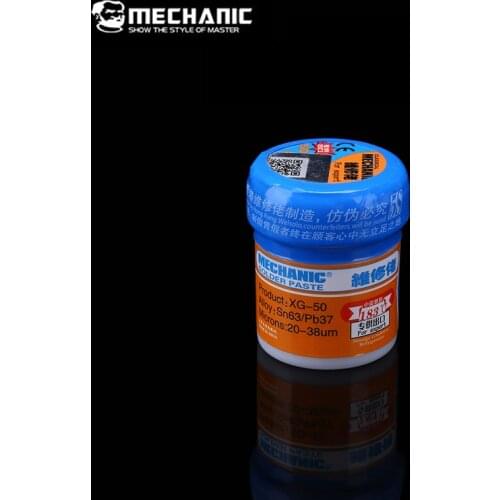 MECHANIC XG-50 Solder Flux Paste Sn63/Pb37 25-45um Welding Paste Flux 35g Tin Cream for Mobile Phone PCB SMD BGA Repair