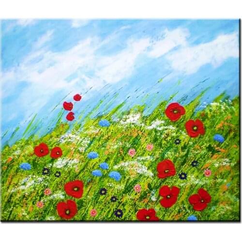 NEW 100% hand-painted canvas oil painting high quality home decor landscape pictures DM-15110802