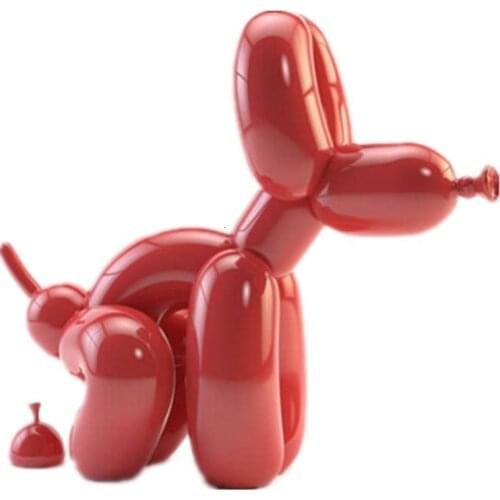 New American Art Resin Handicraft Balloon Dog Statue Balloon Dog Christmas Gift Valentines Day