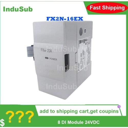 New Original Extension Module FX2N-2AD FX2N-2DA 8 DI Module 24VDC PLC High-Quality
