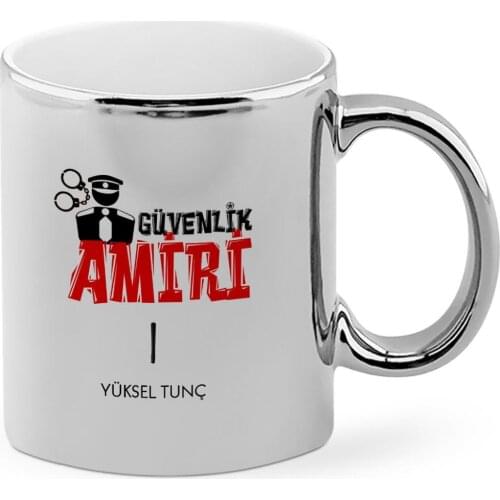 Personalized Professional Security Supervisor Chrome Mug Cup-1
