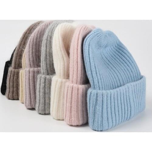 2021 New Fashion Winter Autumn Women Arrival Popular Ladies Beanie Cap High Quality Fashionable Wool Knitted Hats wholesale