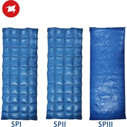 AEGISMAX SP Envelope Type Duck Down Sleeping Bag Outdoor Camping Ultralight Adult Portable Duvet Can Be Joined Together