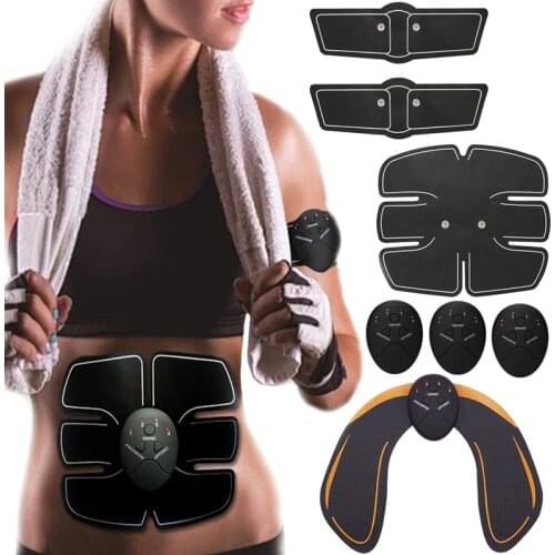 ABS Muscle Toner Abdominal Trainer Women Men Workout Fitness Waist Abdomen Arm Leg Home Gym Portable Strength Wireless Trainers