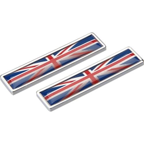 Britain UK England Flag Emblem Badge Stickers Metal For Range Rover Mercedes Ford Focus Audi Nissan Mini Cooper Car Accessories