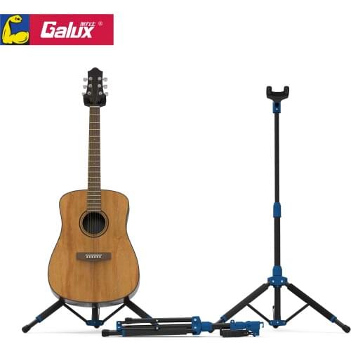 Galux GS-210 Guitar Vertical Stand Ukulele bess Electric Guitar Floor Stand Fully Folding Portable Stand