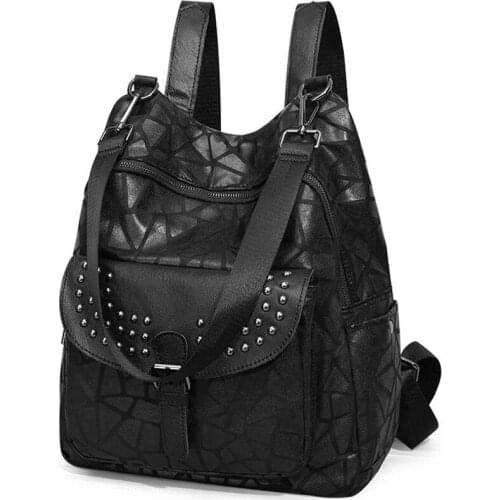 High Quality Genuine Leather Backpack Women Vintage Daily Knapsack Anti-theft Shoulder Bags Female High Capacity Travel Packsack