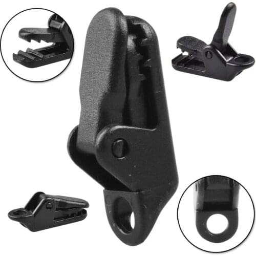 10pcs Tent Pull Point Clip Hook Outdoor Camping Hook Buckle Windproof Rope Clamp Tent Accessories Clothes Clips Clothespin