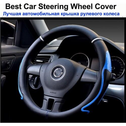 Car Steering Wheel Cover Odorless Winter four season steering wheel cover leather Car Steering Wheel Cover car accessories