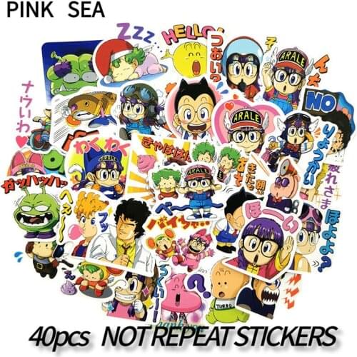 10/20/40Pcs/set Cartoon Kawaii Creative Cute Arale Dr. Slump Stickers For Guitar DIY Bicycle Skateboard Snowboard Laptop Luggage