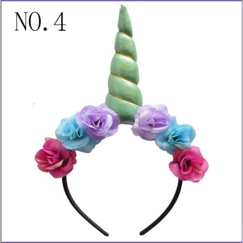 10 BLESSING Good Girl DIY 6" Unicorn Hair Bow Pony Headband