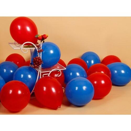 10pcs 12inch 5inch Ballons Decoration Birthday Accessories Wedding Decoration Ballon Mariage Babyshower Boy Blue Latex Balloons