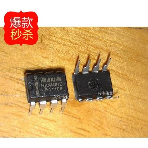10PCS MAX1487E MAX1487ECPA DIP8 new original authentic
