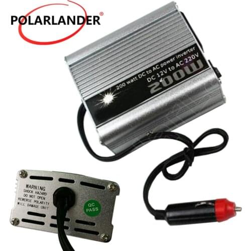 200W Watt Portable Car Automotive Power 12V 220V Inverter Charger Converter DC 12 to AC 220 Modified Sine Wave