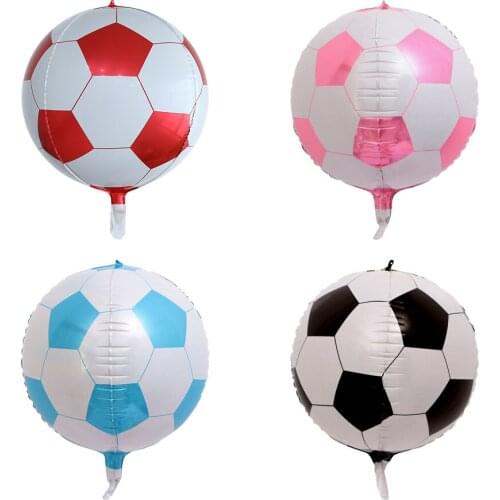 3/5pcs 22inch Soccer Ball Balloons Football Theme Party Decor Baby Shower Boy Toys Adult Celebration Childrens Birthday Decor