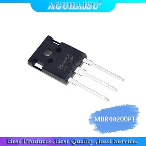 5pcs MBR40200PT TO-247 MBR40200 TO247 Schottky diode 40A 200V