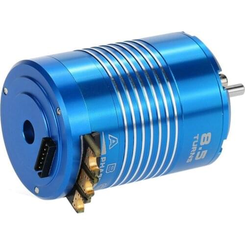 ABWE Best Sale High Efficiency 540 Sensored Brushless Motor for 1/10 RC Car Blue, 8.5T 4100KV