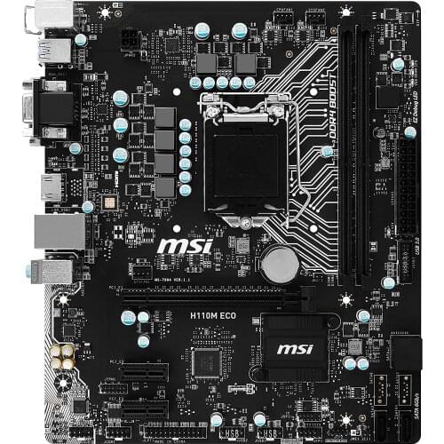 For ASUS H110M ECO Desktop Motherboard LGA 1151 Intel H110 DDR4 USB 3.1 Original Used Motherboard