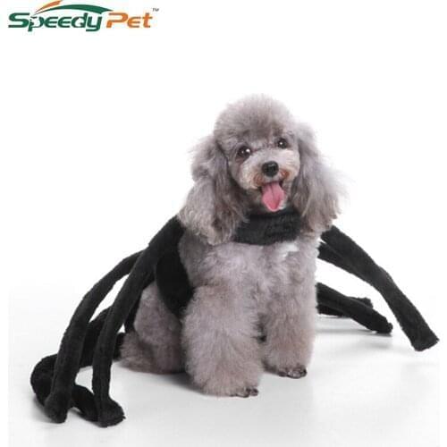 Spider Dog Clothes Big Funny Halloween Costume Pet Cosplay Cool Clothing festival Costumes Suit For Cat Pet Dog Supplies