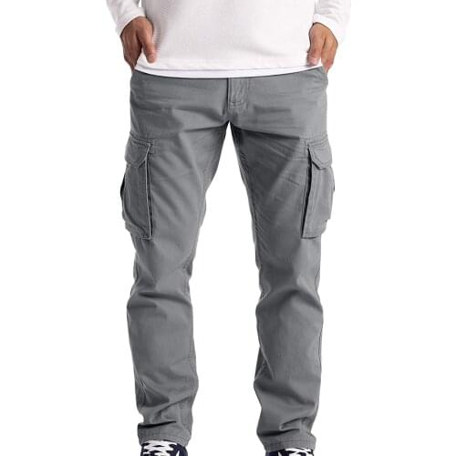 Ribbons Harem Joggers Men Cargo Pants Streetwear 2021 MenS Cargo Trousers Work Wear Combat Safety Cargo 6 Pocket Full Pants