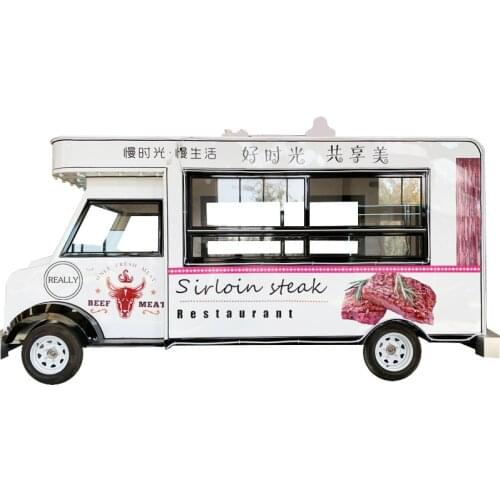 Electric Food Cart Mobile Caravan Kitchen Truck Commercial Street Snack Vending Equipment Coffee Hot Dog Trailer