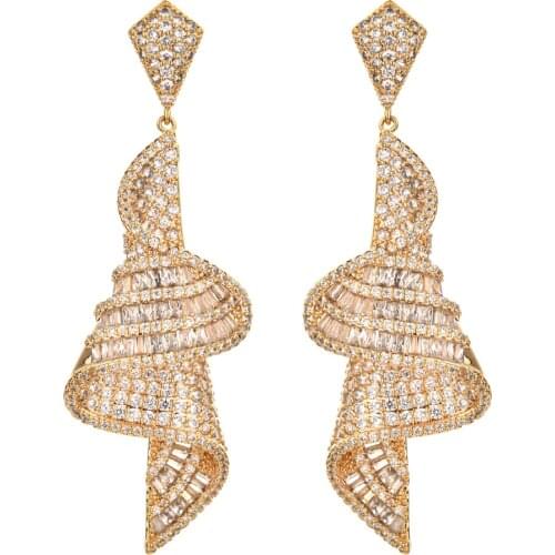 European and American fashion tassel long earrings suitable for women/girls wedding party jewelry accessories ER-539