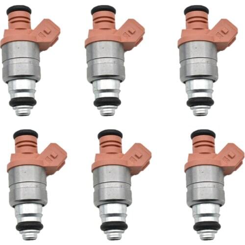6PCS/set Fuel Injector for Daewoo Chevrolet Matiz spark 0.8i and 1.0i 98-10 ADG02801 96351840 96518620 96620255