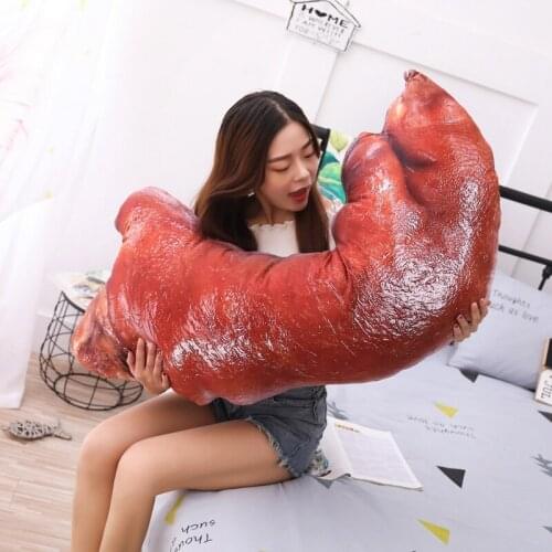 110cm Large Size Toy pig feet Plush Toy Cute Sleepping bed Pillow Soft Cushion Fabric Soft For Children As A Christmas Gift