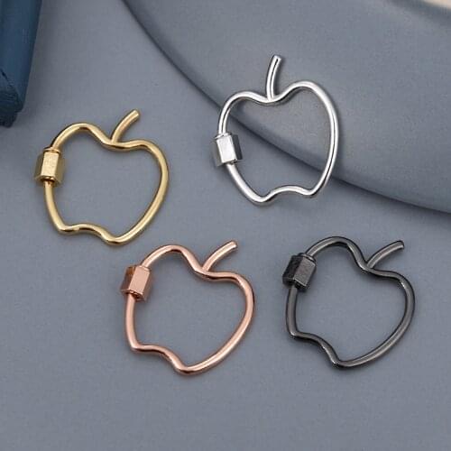 MINHIN Creative Geometry Spiral Clasps Lock Accessories Supplies Hand Made Mesh Chains Pendant Necklace Bracelet Jewelry Making