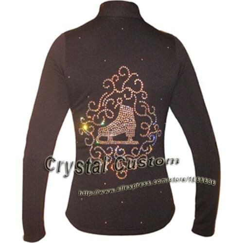 2016 Hot Sales Figure Skating Dress Beautiful New Brand Vogue Figure Skating Jacket For Competition J2016