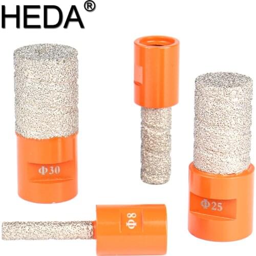 8/15/25/30mm 4Pcs/Set Masonry Tools Kits Diamond Hole Drill Finger Bits Enlarging Shaping Spiral Milling For Marble ceramic Tile