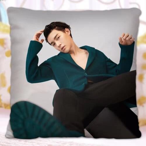 Zhu Yuanbing Pillowcase Pretty Scholar Yu Lexuan Same Paragraph Star Photo Poster Cushion Cover Souvenir Star Home Decor Throw