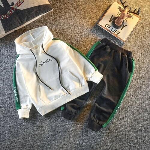 NEW Spring Autumn Infant Clothing Kids Cartoon T-shirt Pants 2Pcs/Sets Fashion Children Cotton Tracksuit Baby Boys Girls Clothes