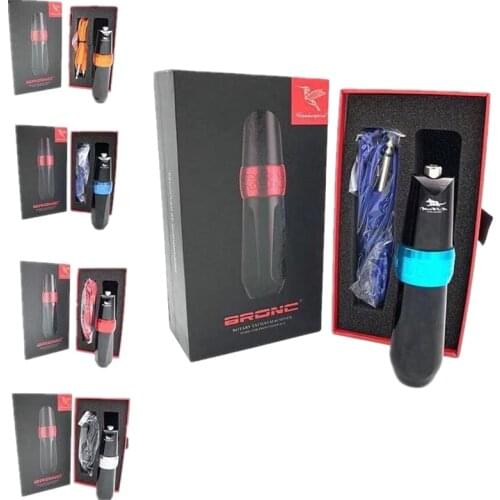 Original HUMMINGBIRD Powerful BRONC V7 Rotary Tattoo Machine Pen Supply