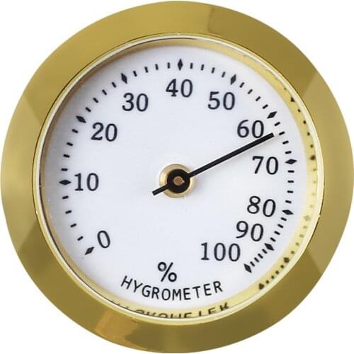 37mm Mini Cigar Accurate Hygrometer Portable Humidor Accessories Accurate Cigar Tool Humidity Tester Hygrometer For Humidor