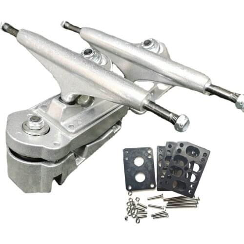 S7 S5 Bridge Skateboard Trucks Land Surfing Board Bridge Base 6.25inch Longboard Trucks Steering Bracket Spring Skateboard Parts