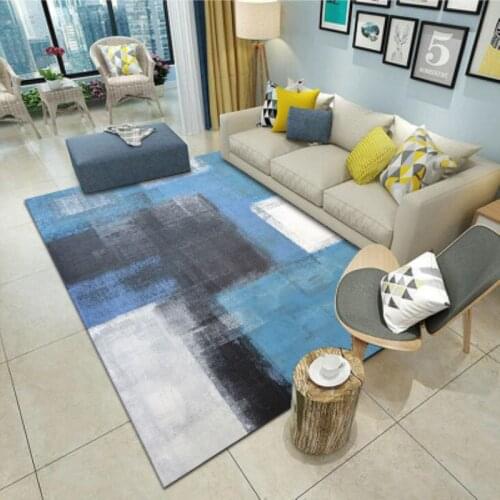 Modern Geometric Pattern Carpet for Living Room Bedroom Washable Large Area Rugs Anti-Slip Parlor Coffee Table Mat Home Decor