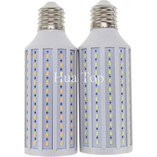 Ultra Bright E40 50W 60W 80W 100W LED Corn Lamp Bulb 110V-240V 5730 5630 SMD Warm Cold White Lighting High humious Free shipping