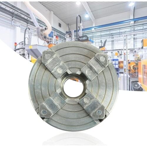 Z011A Zinc Alloy Mini 4-Jaw Drill Chuck M12 x 1 Large Clamping Range With Hex Key Self-Centering Drill Chuck Lathe Machine Tool