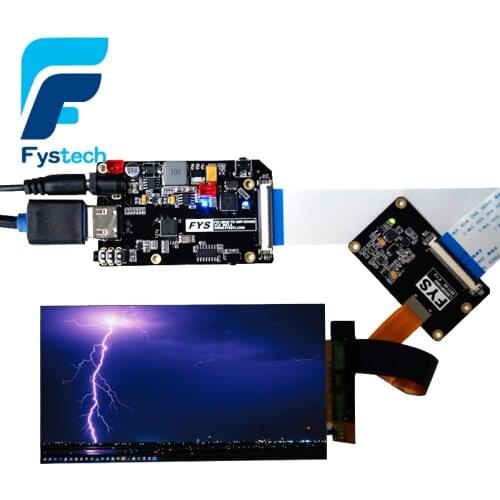 3D printer parts lcd 2560x1440 2K LS055R1SX03 Drive plate kit light curing display for Photon 3d printer VR projector