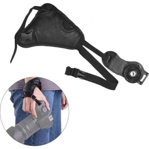 1pc Hand Grip Camera Strap PU Leather Hand Strap Adjustable Photography For Camera Strap Accessories Camera For DSLR Wrist S1P1